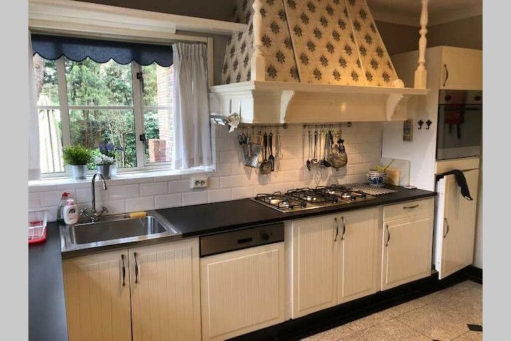 Vrijstaande rietgedekte villa nabij uitvalswegen Wassenaar Buitenkant foto
